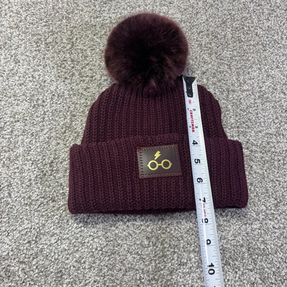 Love Your Melon Beanie Unisex One Size Red Harry Potter Pom Pom‎ Winter Knit Hat